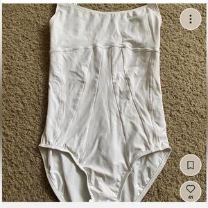 Wear Moi White Leotard